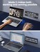 محرك تحريك الماوس المعدني من ميتانتي، محرك تحريك الماوس USB بثلاثة أوضاع مع زر تشغيل/إيقاف، مزود بشاشة رقمية وحافظة واقية، يمنع الكمبيوتر من الدخول في وضع السكون.
