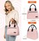 OPUX Insulated Lunch Box for WomenLunch Bags for Women, Girls, TeensCute Pink Reusable Thermal Lunch Tote Purse Cooler for Kids, School, Work, Office, AdultFits 12 Cans (Light Pink