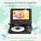 YOTON 9.5" Portable DVD Player for Kids and Car, 7.5" Swivel HD Screen, Upgraded Dual Speakers, 6Hours Built-in Battery, Support Sync Screen to TV, Support SD Card/USB/Multiple Disc Formats