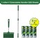Fedicelly Large Lint Rollers Pet Hair Extra Sticky Floor, Cat Dog Hair Remover Laundry Clothes Carpet Furniture,6.3 inches Wider with 320 Sheets Giant Lint Remover Brush for Couch with Long Handle