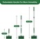 Fedicelly Large Lint Rollers Pet Hair Extra Sticky Floor, Cat Dog Hair Remover Laundry Clothes Carpet Furniture,6.3 inches Wider with 320 Sheets Giant Lint Remover Brush for Couch with Long Handle