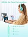 Nabevi Kids Headphones with Microphone, Over-Ear Headphones for Kids with Sharing Function, 85dB/94dB Safe Volume Limit, Headset for On-line Study, School, Travel, Headphone for Children [Green]