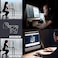 LYMAX RAONE Monitor Light Bar: Flat/Curved Monitor Screen Led Lights Eye Caring PC Monitor Led Bar Space Saving Desk Lamp with Auto-dimming for Home/Office/Study/Gaming