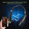 Galirity Bluetooth Headset, 2024 Upgraded Neckband Bluetooth Headphones with Retractable Earbuds, Noise Cancelling Stereo Earphones with Mic, Foldable Wireless Headphones for Sports Office with Carry