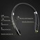 Galirity Bluetooth Headset, 2024 Upgraded Neckband Bluetooth Headphones with Retractable Earbuds, Noise Cancelling Stereo Earphones with Mic, Foldable Wireless Headphones for Sports Office with Carry