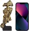 aboxoo 3 Pcs Thinker Statue, Silence is Gold Abstract Art Figurine, No Hear No See No Speak Modern Home Resin Sculptures Decorative Objects Modern Decor for Creative Room Home, Office Study (Gold