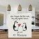 Stuff4 Anniversary Card - You Are My Penguin - Cute Romantic Wedding Anniversary Card for Wife Husband Girlfriend Boyfriend Partner Friend Him Her, 145mm x 145mm Valentine's Day Greeting Cards for Fia