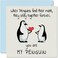 Stuff4 Anniversary Card - You Are My Penguin - Cute Romantic Wedding Anniversary Card for Wife Husband Girlfriend Boyfriend Partner Friend Him Her, 145mm x 145mm Valentine's Day Greeting Cards for Fia