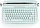 YUNZII ACTTO B303 Wireless Typewriter Keyboard, Bluetooth Connection, Cute Retro Aesthetic Design with Integrated Stand for Tablet, Phone, PC and Win/Mac/Android(B303, Sweet Mint