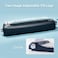 YUNZII ACTTO B303 Wireless Typewriter Keyboard, Bluetooth Connection, Cute Retro Aesthetic Design with Integrated Stand for Tablet, Phone, PC and Win/Mac/Android (Midnight, B303