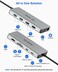 TOTU Docking Station, USB C Hub, 12 in 1 Surface Pro Docking Station with 4K HDMI, Ethernet, VGA, 92W PD, USB-C 3.0 and 2 USB 3.0 for MacBook Pro Air and Type-C Laptops with Thunderbolt 3 or 4