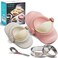 MUMSUNG Dumpling Maker, Dumpling Dough Press Mold Set With Ring Cutter and Stuffing Spoon, Kitchen Gadget for Empanada, Pierogi, Pastelitos, Calzone, Turnovers