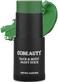 CCBeauty Green Face Body Paint Stick Oil(0.75 Oz, Cream Blendable Foundation Makeup Painting Pen, Non-Toxic Hypoallergenic Jungle Camouflage for Halloween SFX Special Effects Cosplay Costume Parties
