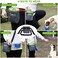 LANNEY Dog Treat Pouch Pet Training Bag for Small to Large Dogs, Treat Tote Carry Kibble Snacks Toys for Training Reward Walking, Metal Clip, Waist belt, Shoulder Strap, Poop Bag Dispenser, Clicker, B