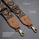 Nefelibata 'Purse Strap, 2''Cowhide Head Wide Shoulder Strap Adjustable Replacement,Retro Jacquard Embroidery Bag Straps'