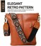 Nefelibata 'Purse Strap, 2''Cowhide Head Wide Shoulder Strap Adjustable Replacement,Retro Jacquard Embroidery Bag Straps'