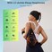 LC-dolida Sleep Headphones Headband Bluetooth 5.4, Sports Headband Earphones Wireless with Speaker Microphone USB C for Sleeping Gift Workout Jogging Yoga Insomnia Travel Meditation, Black Breathable