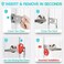 HELEMAN Portable Door Lock ,Safety Hotel Door Locks , Apartment Security Locker from Inside Room Bedroom Child Kid Women Travel Gifts Traveler Stocking Stuffers Traveling Essentials