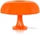 Lotus Atelier Orange Mushroom Lamp for Room Aesthetic Modern Lighting for BedroomCool Retro Living Room Decor (Orange