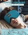LC-dolida Sleep Mask with Bluetooth Headphones, Sleep Headphones Bluetooth Sleep Mask 3D Sleeping Headphones for Side Sleepers Best Gift and Travel Essential (Blue