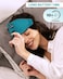 LC-dolida Sleep Mask with Bluetooth Headphones, Sleep Headphones Bluetooth Sleep Mask 3D Sleeping Headphones for Side Sleepers Best Gift and Travel Essential (Blue