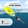 THKFISH Floats Fishing Floats Fishing Floats Set of 4 Popping