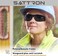 SATTRON BULK PACK Safety Glasses, Clear/Black Tinted Eye Protection