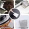 leuapl Kitchen Stove Cleaning BrushScraper Tool Set, Brass Wire Brushes for Range Hood Grease Grime, Rust Cleaner Heavy Duty Stainless Steel Putty Scraper for Gas Burners Cooktop Pot Pan