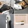 leuapl Kitchen Stove Cleaning BrushScraper Tool Set, Brass Wire Brushes for Range Hood Grease Grime, Rust Cleaner Heavy Duty Stainless Steel Putty Scraper for Gas Burners Cooktop Pot Pan