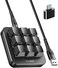 Vaydeer One-Handed Mechanical Keyboard Support NKRO, Hotkeys, One-Click Start,9 Fully Programmable Keys with Floating Window and Macro Multifunctional Keypad for iOS,Windows, Gift Idea for Him/Her