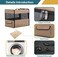 قفص سفر للكلاب قابل للطي من بيتسفِت، قفص سفر للكلاب - 24 بوصة مع حصيرة سميكة، سهل الطي، متين وقابل للحمل، مثالي للسفر، قفص كلاب ناعم الجوانب بلون كاكي
