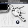 Geekey Original 16Function Keychain Multitool - Compact Stainless Steel EDC Multi Tool with Bottle Opener, Screwdriver, WrenchMore - TSA Approved Key Shaped Tool - Great Gift for MenWomen