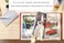 كتاب تخزين لوحات الماس من نيهو-جيوما - مناسب لمجموعات فن الماس مقاس 12×16 بوصة (30×40 سم) - غلاف بـ 60 جيبًا يُستخدم لحماية حافظة لوحات الماس، واللوحات الزيتية، والصور (أزرق)