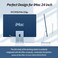 minisopuru USB C Hub for iMac 24 inch 2021, USB Hub Adapter Support M.2 NVMe SSD 7 in 1 Docking Station iMac Accessories with USB C 10Gbps, USB A 3.2, SD/TF Card Reader, M.2 SSD (Not Included, Blue.