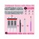 Audab B7000 Jewelry Adhesive Glue with Rhinestones for Crafts, 2100Pcs Flat Back Gems Crystal Rhinestones with Tweezer Dotting Tools Clear Glue for DIY Clothes Fabric Shoes Jewelry Making Nail Art