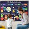Coosilion My First Daily Calendar-Preschool Classroom Must Haves, Circle Time Learning Center, Days of the Week Chart for Toddlers Learning, Classroom Calendar for Kids, 3.3Ft Felt Board for Toddlers