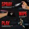 بخاخ Grip Spritz - بخاخ لتحسين ثبات أحذية كرة السلة - يُحسّن ثبات النعل - يُطيل عمر الحذاء - مُعزز للثبات ومنع الانزلاق