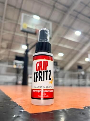بخاخ Grip Spritz - بخاخ لتحسين ثبات أحذية كرة السلة - يُحسّن ثبات النعل - يُطيل عمر الحذاء - مُعزز للثبات ومنع الانزلاق