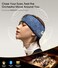 MUSICOZY Bluetooth 5.2 Sports Headband, Sleep Headband, Wireless Sleep Headphones, Eye Mask for Workout, Running, Insomnia, Travel, Yoga, Meditation, Blue