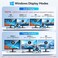 VVB USB C Docking Station Triple Display for Dell HP, 9 IN 1 USB C Hub Multiport Adapter Thunderbolt Dock with 2 HDMI, DP, 3 USB 3.0 Ports, 100W PD, SD/TF Card Reader for Macbook, Lenovo, Surface Lapt
