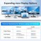 VVB USB C Docking Station Triple Display for Dell HP, 9 IN 1 USB C Hub Multiport Adapter Thunderbolt Dock with 2 HDMI, DP, 3 USB 3.0 Ports, 100W PD, SD/TF Card Reader for Macbook, Lenovo, Surface Lapt