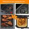 MooManGoo Air Fryer Disposable Liners ， Air Fryer Liners Rectangle 8.6x 5.5'', Air fryer Parchment Paper Liners, Air Fryer Accessories Baking Paper (100