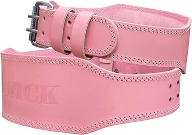 Jaffick Genuine Leather Weight Lifting Belt for Men Gym Weight Belt Lumbar Back Support Powerlifting Weightlifting Heavy Duty Workout Training Strength Training Equipment