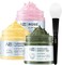 ANAI RUI Turmeric Vitamin C Clay Mask -Rose Facial Mask -Avocado Green Tea Mud Mask,Facial Mask Skincare for Deep Cleansing,Purify Pores 2.5 oz each