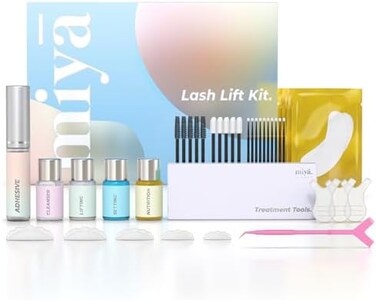 MIYA LASH Lash Lift KitKeratin Eyelash Perm KitSemi Permanent LVL CurlingLifting EyelashesIncludes All ToolsAccessoriesProfessional ResultHomeSalon UseVegan Eyelash Lift Kit