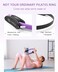 LIONSCOOL PILATES RING SET - Premium Anti-Deformation 14&rdquo;Magic Circle with Dual Padded Handles - Includes Burst Resistant Pilates Mini BallHighly Elastic Resistance Bands - Free Workout GuideBag