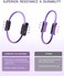 LIONSCOOL PILATES RING SET - Premium Anti-Deformation 14&rdquo;Magic Circle with Dual Padded Handles - Includes Burst Resistant Pilates Mini BallHighly Elastic Resistance Bands - Free Workout GuideBag