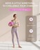 LIONSCOOL PILATES RING SET - Premium Anti-Deformation 14&rdquo;Magic Circle with Dual Padded Handles - Includes Burst Resistant Pilates Mini BallHighly Elastic Resistance Bands - Free Workout GuideBag