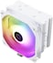 مبرد المعالج Thermalright Assassin King 120 SE أبيض بإضاءة ARGB، AK120 SE أبيض بإضاءة ARGB، 5 أنابيب حرارية، مروحة TL-C12CW-S PWM هادئة مع محمل S-FDB، متوافق مع معالجات AMD AM4/Intel LGA1700/1150/1151