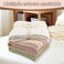 YOYI YOYI Knit Baby Blanket, Organic Cotton Baby Blankets Neutral Cable Knitted Soft Toddler Blankets for Girls Boys Green 40''x31''